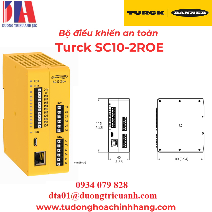 Bộ điều khiển an toàn Turck SC10-2ROE