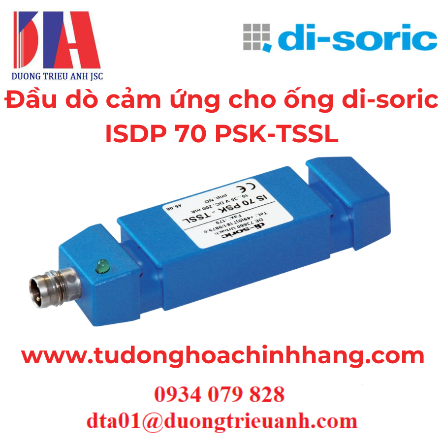 Đầu dò cảm ứng cho ống di-soric ISDP 70 PSK-TSSL
