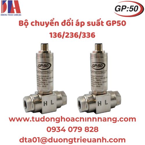 Bộ chuyển đổi áp suất GP50 136/236/336
