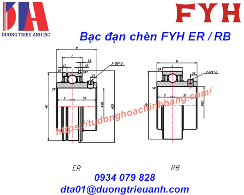 bac dan FYH ER-RB chinh hang viet nam ER204-12