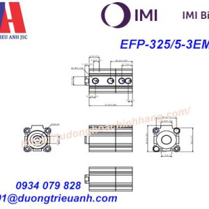 Bimba EFP-325/5-3EM Xi lanh khí nén