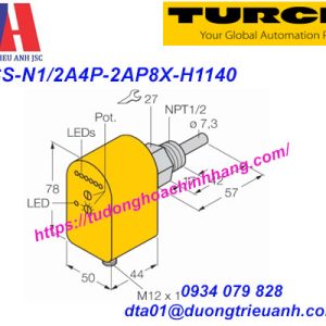 Cảm biến Turck 6870036 (FTCS-N1/2A4P-2AP8X-H1140)