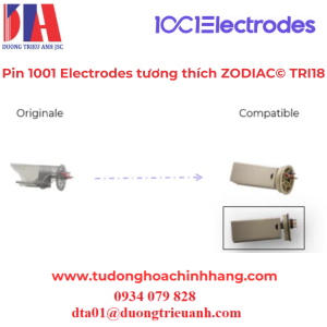 Pin 1001 Electrodes tương thích ZODIAC TRI18
