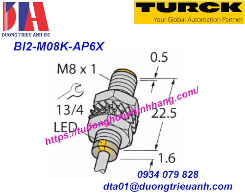 Cảm biến Turck BI2-M08K-AP6X (4602966)