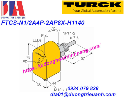 Cảm biến Turck 6870036 (FTCS-N1/2A4P-2AP8X-H1140)