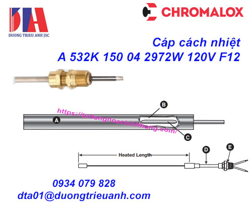 Chromalox MI – Cáp Gia Nhiệt Cách Điện